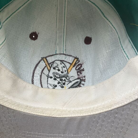 Vintage NHL Anaheim Mighty Ducks #1 Apparel Fitted Hat Size 7.25 Hockey team USA - Picture 11 of 16